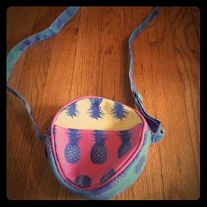 Circle/round pineapple purse